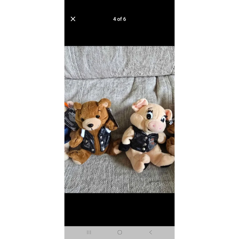 Harley Davidson Bean bag plushies $47 obo